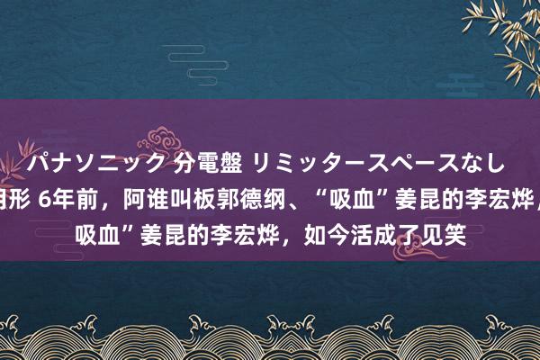 パナソニック 分電盤 リミッタースペースなし 露出・半埋込両用形 6年前，阿谁叫板郭德纲、“吸血”姜昆的李宏烨，如今活成了见笑